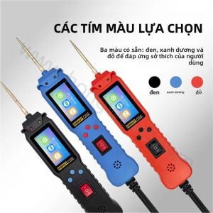 Máy Kiểm Tra Mạch Điện Ô Tô Xe Máy HWAUT P200 P100 Powerprobe 12-24V Dụng Cụ Chẩn Đoán Hệ Thống Điện Với Bộ Đầu Dò