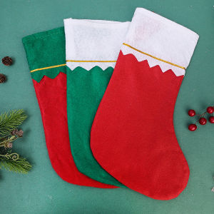 【On Sale】5Pcs กระเป๋าของขวัญขนมถุงเท้าคริสต์มาสขนาดใหญ่ต้นคริสต์มาสตัวแขวนตกแต่ง