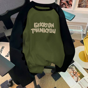 Áo Thun Lót Lông Cừu Dày Dặn Cho Nam Mùa Thu Đông 2025 Áo Khoác Ngoài Ấm Áp Áo Thun Cổ Tròn in Chữ Thời Trang Thường Ngày