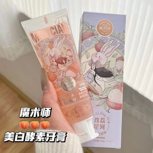 Litchi Rose Flavored Enzyme Whitening Toothpaste ens Breath Cleans Teeth 100g Oral Care Magic Master Brand