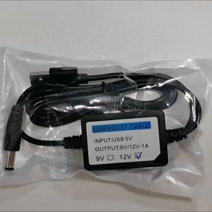 1M USB 5V to DC 9/12V Boost Module Adapter Cord Transformer Cable for WiFi Router USB lights fans