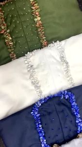 Stelan tunik batu payett - Tunik batu payet imatoyobo - Long tunik kamari - Tunik Kkondangan 2024