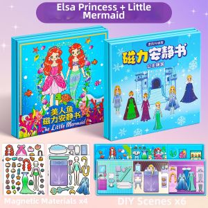 TANGJIUGONG | Magnetic Mermaid Quiet Book Large