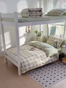 JoynCleon | Bộ Chăn Ga Gối Bằng Cotton Cho Ký Túc Xá Học Sinh Mùa Cả Năm