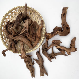 1PC 10-20CM Natural Aquarium Sinkable Driftwood Fish Tank Decoration Wood Aquatic Plants Landscape