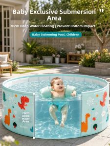 CHEORLIAN | Folding Baby and Kids Swimming Pool 1m Depth