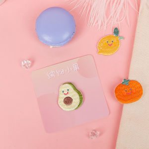 Summer Fruit Embroidery Decorative Patches DIY Stickers for Journal Phone iPad Linen Bag Decoration School Bag Cap Fabric Patches