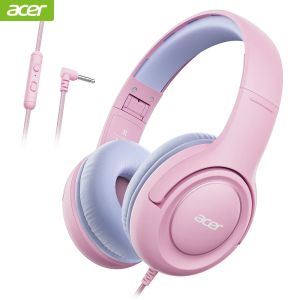 Acer | Acer HK03 Kids Headphones Safe Volume Limiter 94dB3.5mm Jack On-Ear Headset for Children Teens Girls Boys School