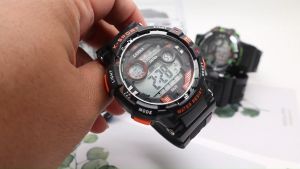 Bonus Box Jam Tangan Pria Digital Lasika Original 620 Sport Water Resistant