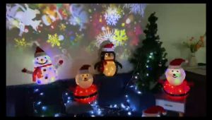 【🎄Christmas🎄】LED 20 Patterns Christmas Projector Lamp 360 Rotatable Projector Xmas Patterns Laser Light Outdoor Waterproof  Lighting Holiday Party Bar X-mas Decor【Arrive 1-3 Days】