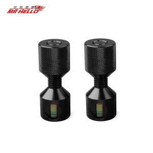 Two Hole Pins Set 1-1/8" Aluminum 6061 2 Hole Flange Alignment Pin With Gradienter