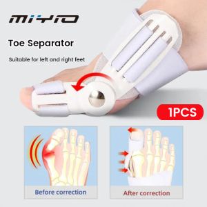 MIYIO 1PCS Toe Separator Bunion Corrector Adjuster 180° Rotation Hallux Valgus Foot Pain Relief 大脚趾外翻矫正器