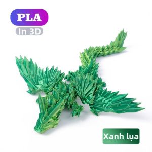 Jiaxun | Mô Hình Rắn Rồng Giống Thật Có Khớp Co Dãn Được In 3D Phát Sáng