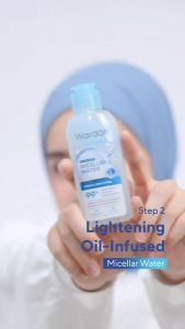 WARDAH Lightening Oil-Infused Micellar Water 55ml / 105ml || Make Up Remover || Pembersih Wajah Make Up || Wardah Lightening Original