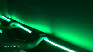 Bluetooth COB LED Strip Lights Music Sync RGB Color Switch With Remote Smart Phone APP Control