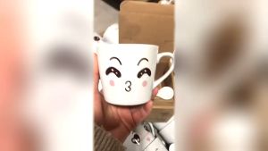 แก้วกาแฟ เซรามิก ลายสัตว์น่ารัก เหมาะเป็นของขวัญ