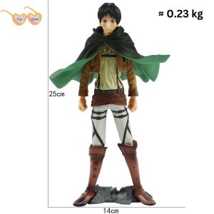 Attack On Titan Big Size Figure Mangga Collectibles Japanese Anime Figure Titan Yeager (25cm) (4 Pcs) Ready Stock In Malaysia