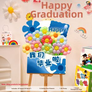 SHIERAI | Graduation Celebration Decoration Balloons KT Board Welcoming Sign