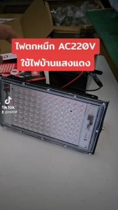 ไฟตกหมึก ไฟล่อหมึก 200W 250W 350W 450W แสงแดง ไฟไดหมึก สปอตไลท์ (ไฟ AC 220V)