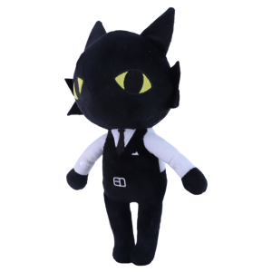 New Profession Secret Agent Black Cat Plush Toy Animal Hospital Plush Secret Agent Stuffed Toy For Kids Game Fans Birthday Gifts