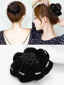 เครื่องประดับผมผ้าตาข่ายสำหรับเด็กและผู้หญิง ชุดทำผมแบบเกาหลี สำหรับการศึกษาด้านศิลปะการเต้นรำ ตกแต่งผม ของใช้เครื่องประดับผม