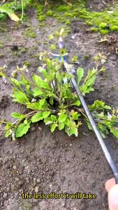 Garden cangkul kebun Alat Pencabut Rumput/Akar Tanaman Liar Manual Puriegarden