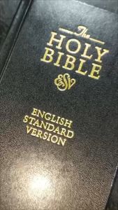 PCBS The Holy Bible ESV (PVC) Clothbound Black