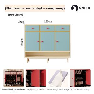 MOHUI | Tủ Giày Nhỏ Đa Màu Dopamine cho Sảnh Vào