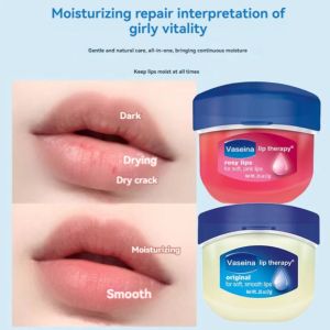 Vaseline Lip Care Lip Balm Melembabkan Bibir Merah Putih