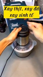 Máy Xay Thịt Đa Năng Công Suất 250W Máy Xay Sinh Tố Máy Xay Mini Máy Xay Đa Năng Cối Inox 304 Dung Tích 2L Kèm Dao Inox 3 Lưỡi Sắc Bén - Máy Xay Tỏi Ớt - Bảo Hành 12 Tháng