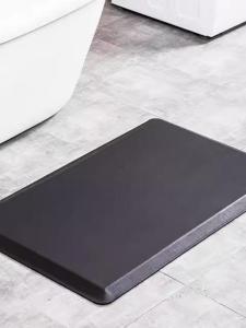 Thickened Anti-Fatigue PU Floor Mat Kitchen Bathroom Mat Non-Slip Waterproof Standing Office Mat Modern Simple Style Home Decor