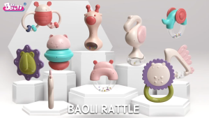 Combo đồ chơi Bộ Xúc Xắc Hình Thú BAOLI 101A cho bé sơ sinh 0-12 tháng tuổi gặm nướu không chứa BPA. Starbini