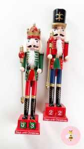 Pinky Bee Dekorasi Natal Nutcracker Kalender 50cm 67413700