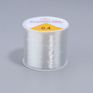 0.4-1.5mm Transparent Crystal Elastic Thread DIY Beading Stretch Cords For Jewelry Making Supplies Wire String Elastic Line