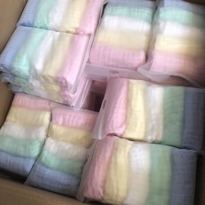 A-Class 100% Pure Cotton Muslin Towel Baby Face Wash Towel Absorbent Bath Towel Infant Saliva Towel Soft Fabric Toddler Gift