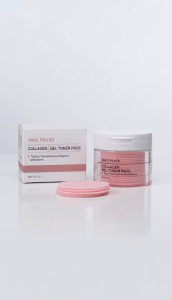 EELHOE Collagen Facial Pad 60pcs Moisturizing Gentle Skin Care Smooth Face Pad Daily Care
