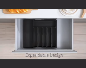 💟SOLUTION65💟 PP Adjustable Cutlery Organizer Tray Utensil Organizer Tray Cutlery Storage Tray Utensil Storage Tray Cutlery Divider Tray Utensil Divider Tray Cutlery Sorting Tray Utensils Sorting Trays Cutlery Tray Utensils Trays Cutlery Box Utensil Box