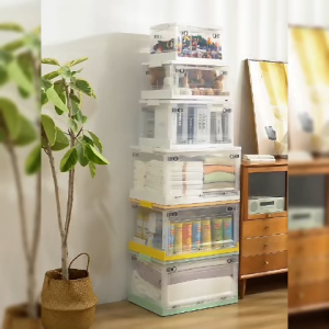 (JIJI.SG) ORIEL Collapsible Storage Box/ Stackable / Foldable / Container / Organizer