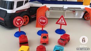 Đồ Chơi Xe Trượt Cần Cẩu Vận Chuyển Đường Đua Cao Cấp Chứa Nhiều Xe Con Có Nhạc Và Đèn Thú Vị Đồ Chơi Thông Minh Cho Bé