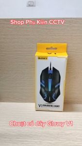 Chuột Máy Tính Gloway V1 LED - Chuột Máy Tính Có Dây Gaming Giá Rẻ V1 LED RGB Dành Cho Game Thủ Và Văn Phòng Siêu Bền