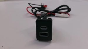 2025 Suitable for Ford Classic Transit Modification QC3.0+type-c  Fast Charge USB Car Phone Charger Interface