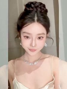 Tóc búi cô dâu B10 💖FREESHIP💖 búi tóc giả tóc búi giả tóc giả nữ búi tóc giả nữ Sỉ 45k