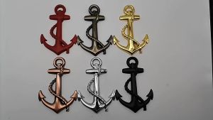 Stiker Emblem Jangkar & Dekorasi Mobil Pelaut
