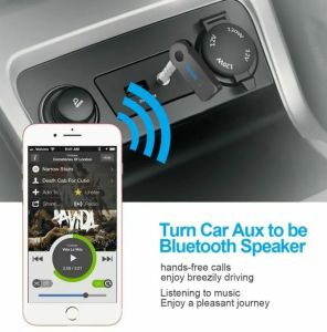 ⚡️พร้อมส่ง⚡️Car Bluetooth Music Receiver ตัวรับสัญญาณบลูทูธ 5.0 บลูทูธในรถยนต์ อุปกรณ์รับสัญญาณบลูทูธ รับสัญญาณบลูทูธไร้สาย AUX 3.5mm ปลี่ยนลำโพงธรรมดาเป็นลำโพงบู