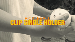 EB Pickleball Holder V2 Pickleball Bag Zipper Clip Single Pickleball Case Holder Hanging Storage