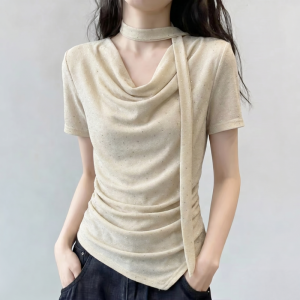 Áo Dây Đan Chéo Giảm Cân Bóng Bẩy