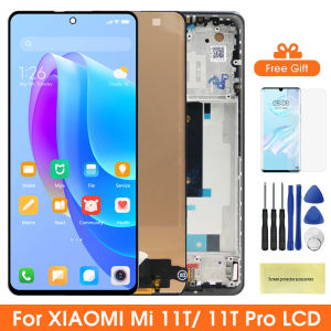6.67" Xiaomi 11T Pro 2107113SG 2107113SI Lcd Display Digital Touch Screen With Frame Assembly for Xiaomi 11T Screen Replacement