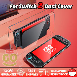 🇸🇬[READY STOCK] 2025 for Nintendo Switch 2 Dust Cover Acrylic Dustproof Cover Transparent Protective Case Storage Box for Nintendo Switch 2 NS Oled Game Console Accessories