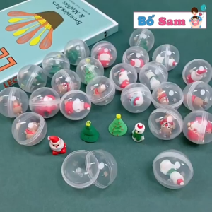 Set 10 Quả trứng noel 32mm trang trí quà tăng noel cho bé Shop Bố Sam
