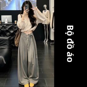 NIUVIES | Bộ Áo Chống Nắng Thời Trang và Quần Ống Rộng